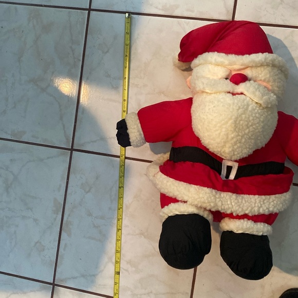 NWT & Vintage Nylon Santa - Picture 3 of 3